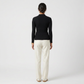 Solid Turtle Neck Slim T-Shirt