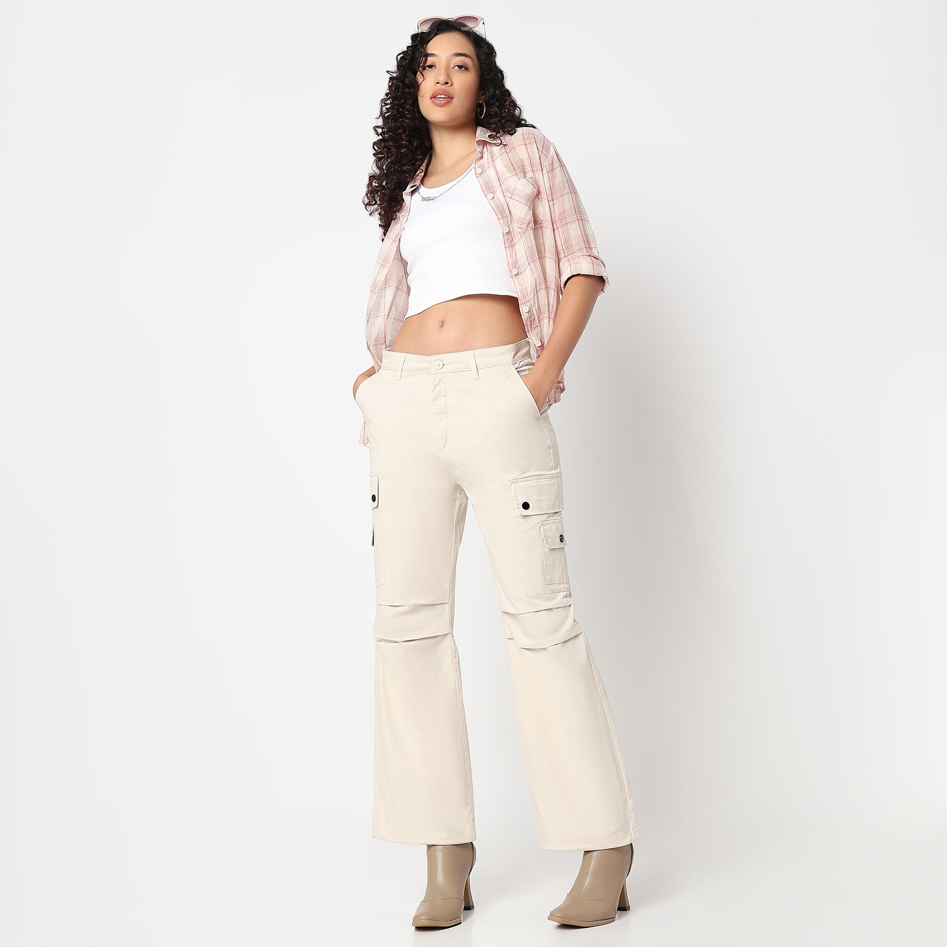 Betty Fashion Pants Made with Comfortable Fabric
