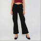 Solid Full-Length All-Day Comfort Boot Cut Jeans