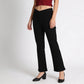 Solid Full-Length All-Day Comfort Boot Cut Jeans