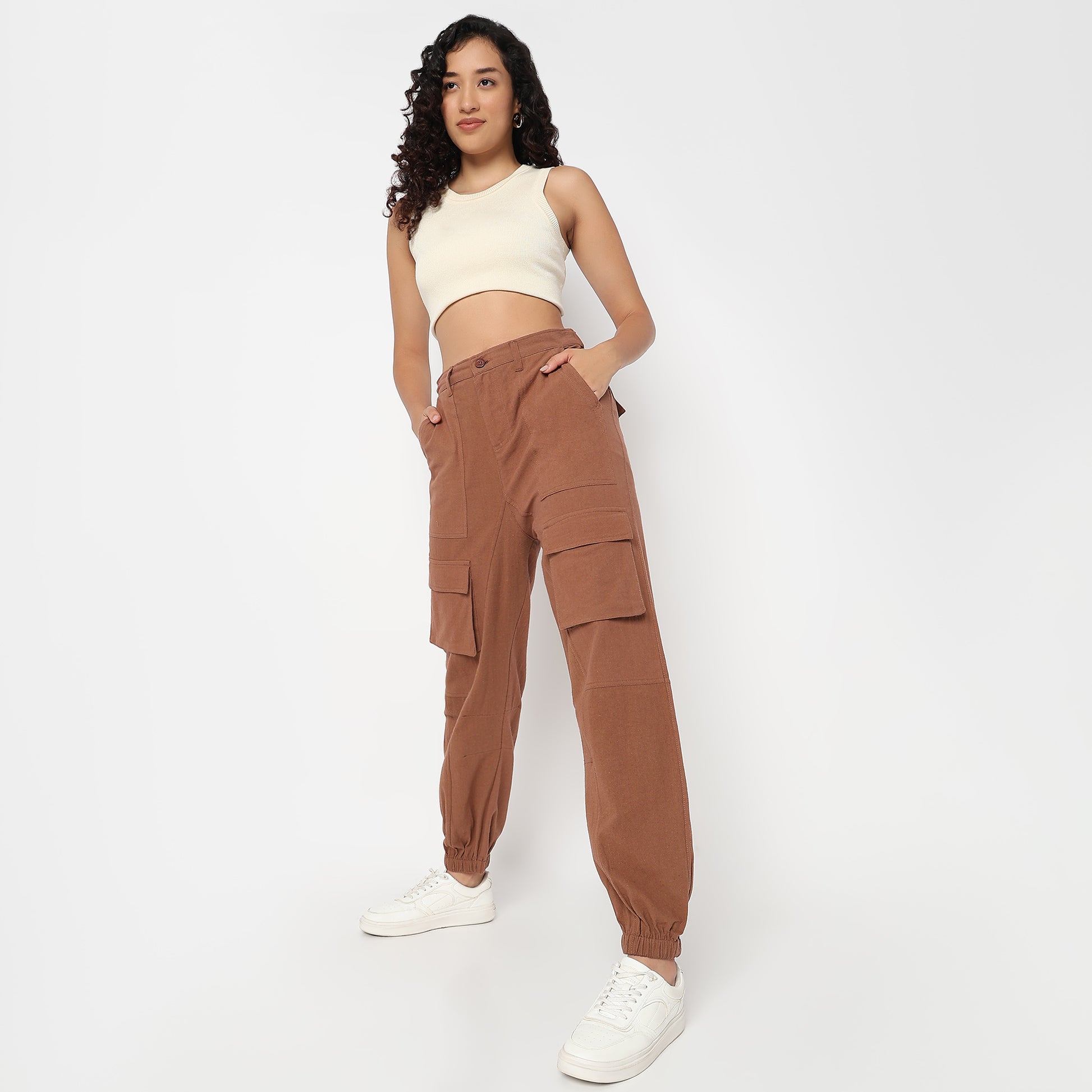 Betty Fashion Pants with Patch Pockets