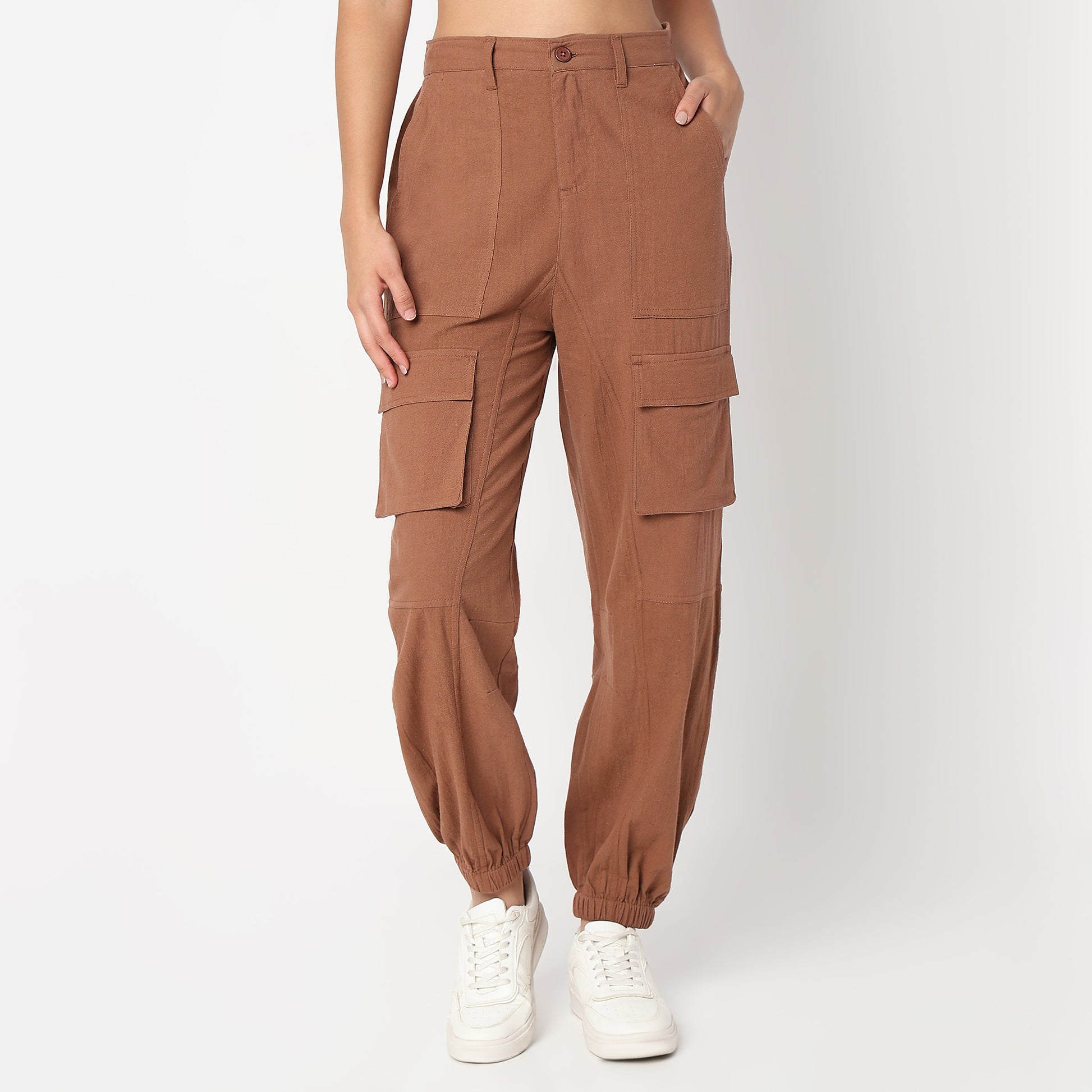 Betty Fashion Pants with Patch Pockets