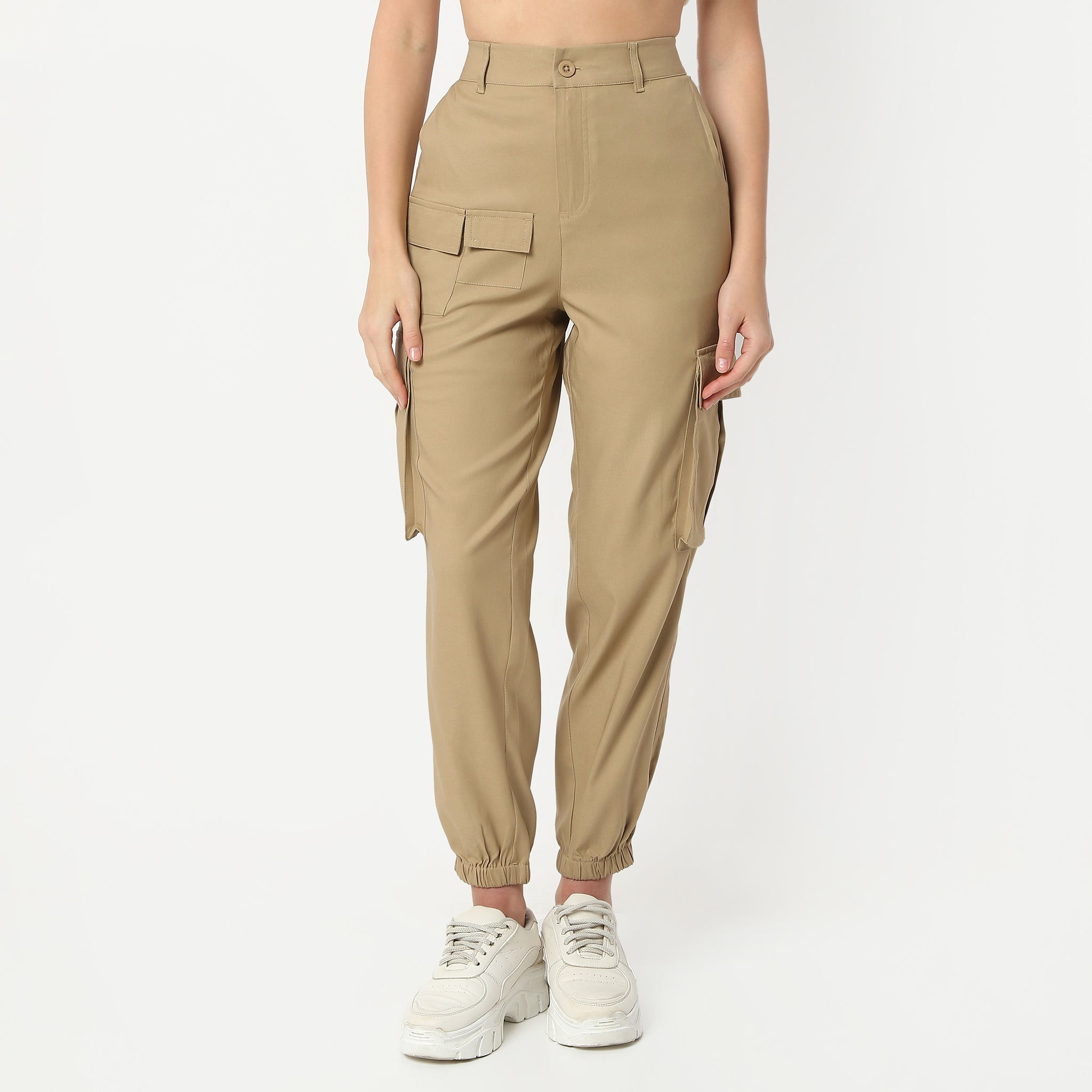 Ankle Length High Rise Cargo Pant With Patch Pocket – Style