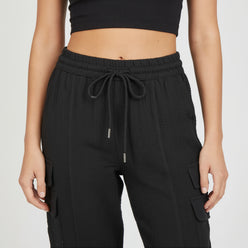 Cotton High Rise Joggers