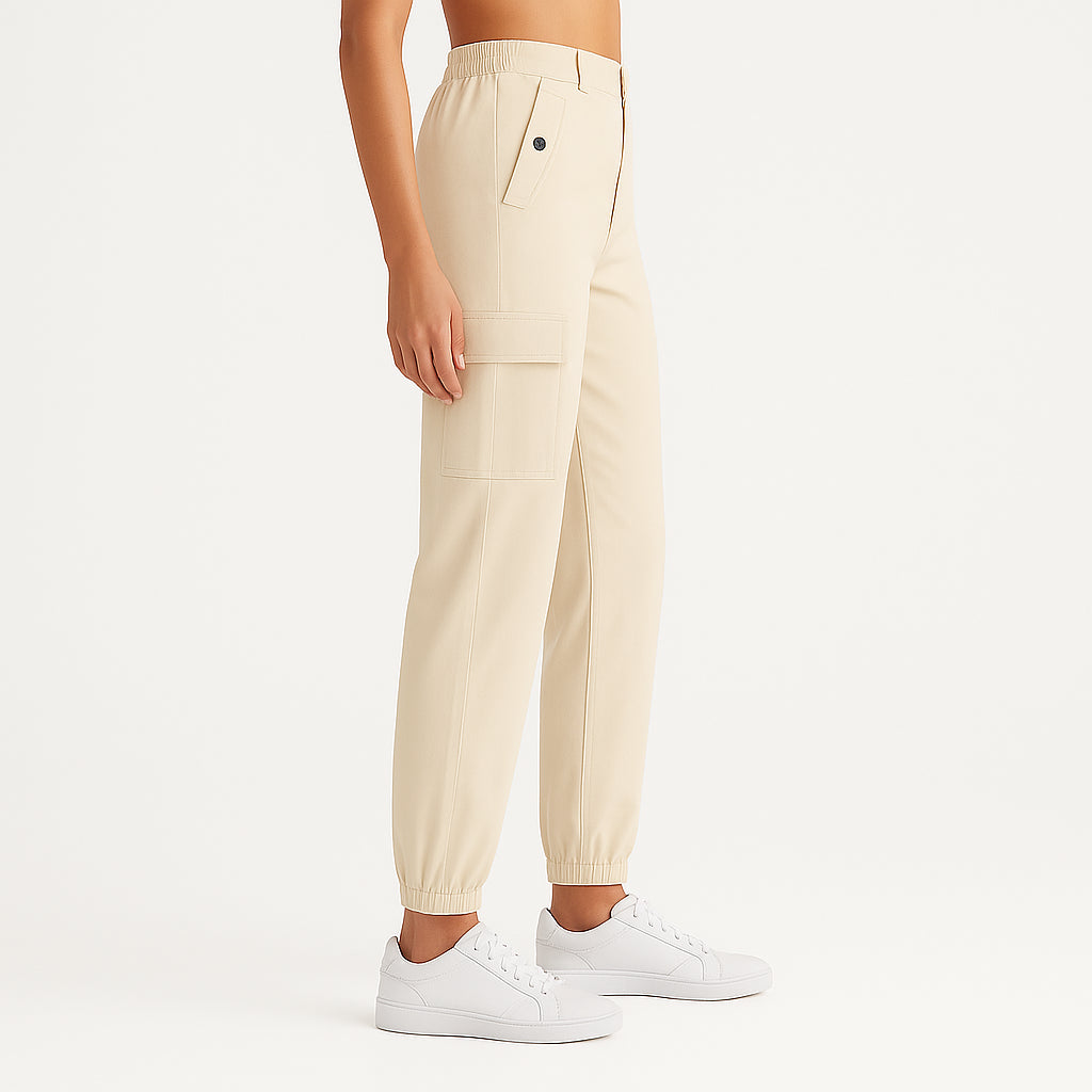 Buy Solid Pants With Flap Pockets - Style Union