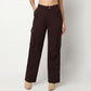 Buy Women Relaxed Fit Solid Ankle Length High Rise Pants  - Style Union