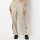 Buy Women Relaxed Fit Solid Full Length High Rise Pants  - Style Union