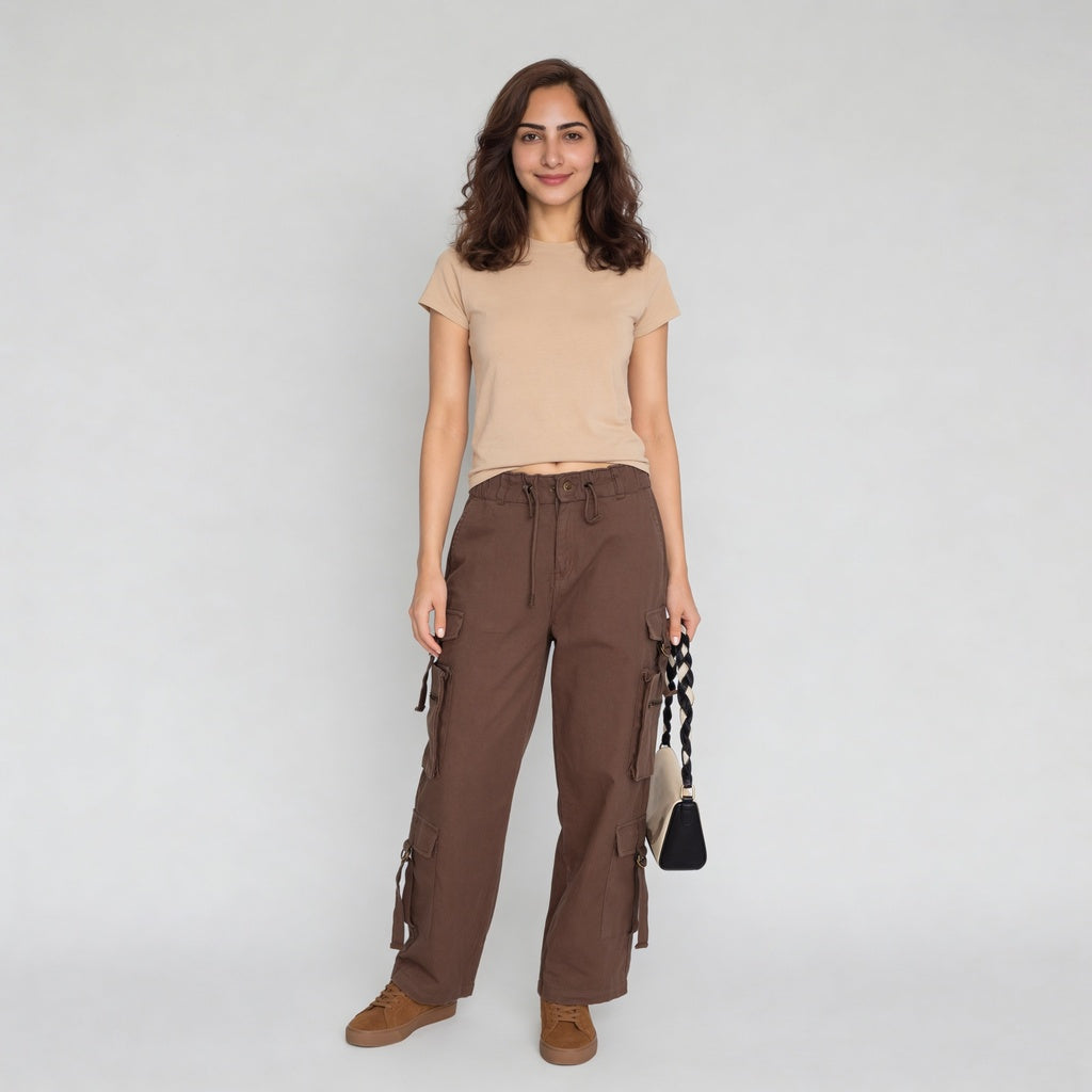 Relaxed Fit Cotton Pants
