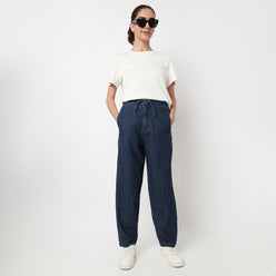 Light Weight Denim High Rise Pant