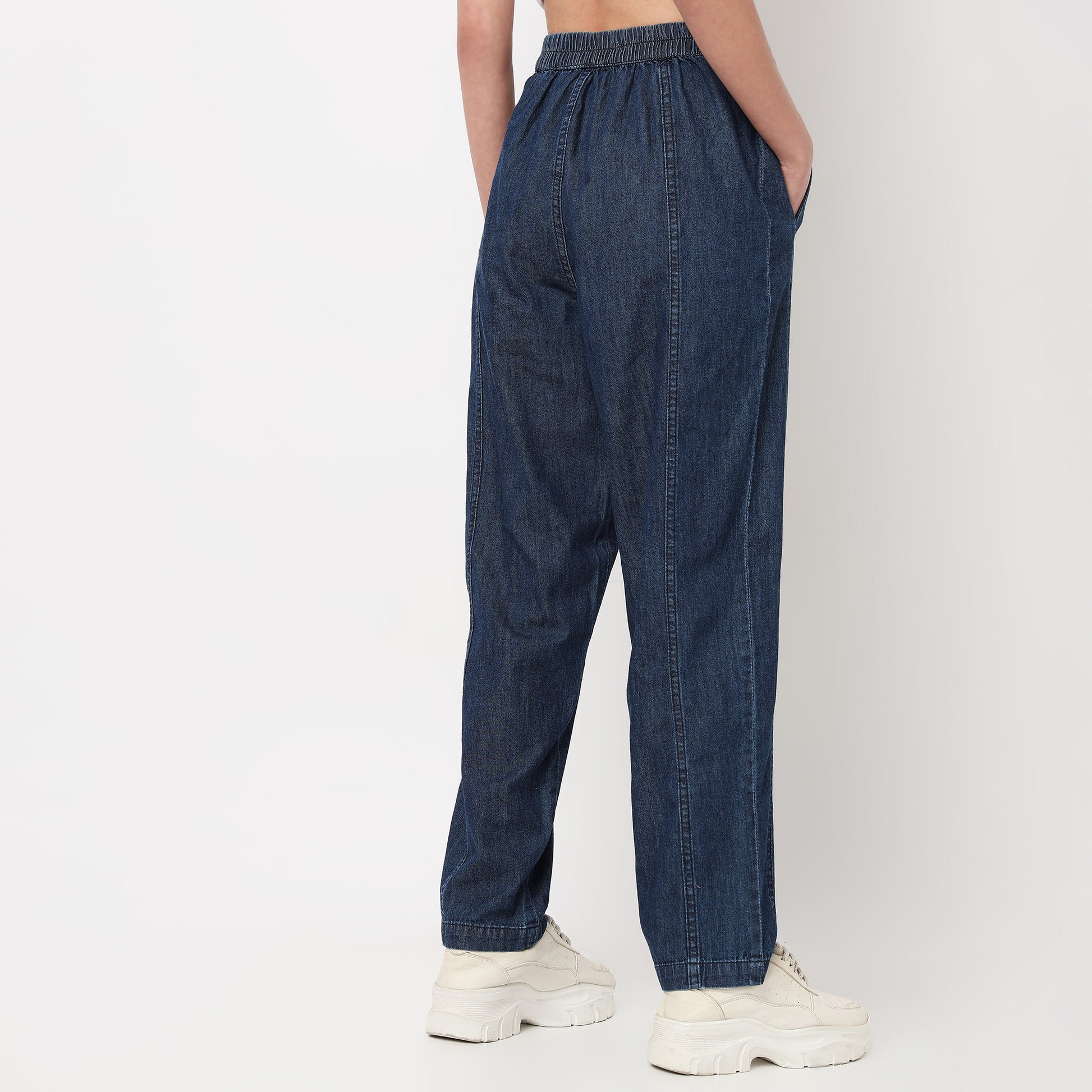 Light Weight Denim High Rise Pant