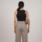 High Rise Relaxed Fit Cargos