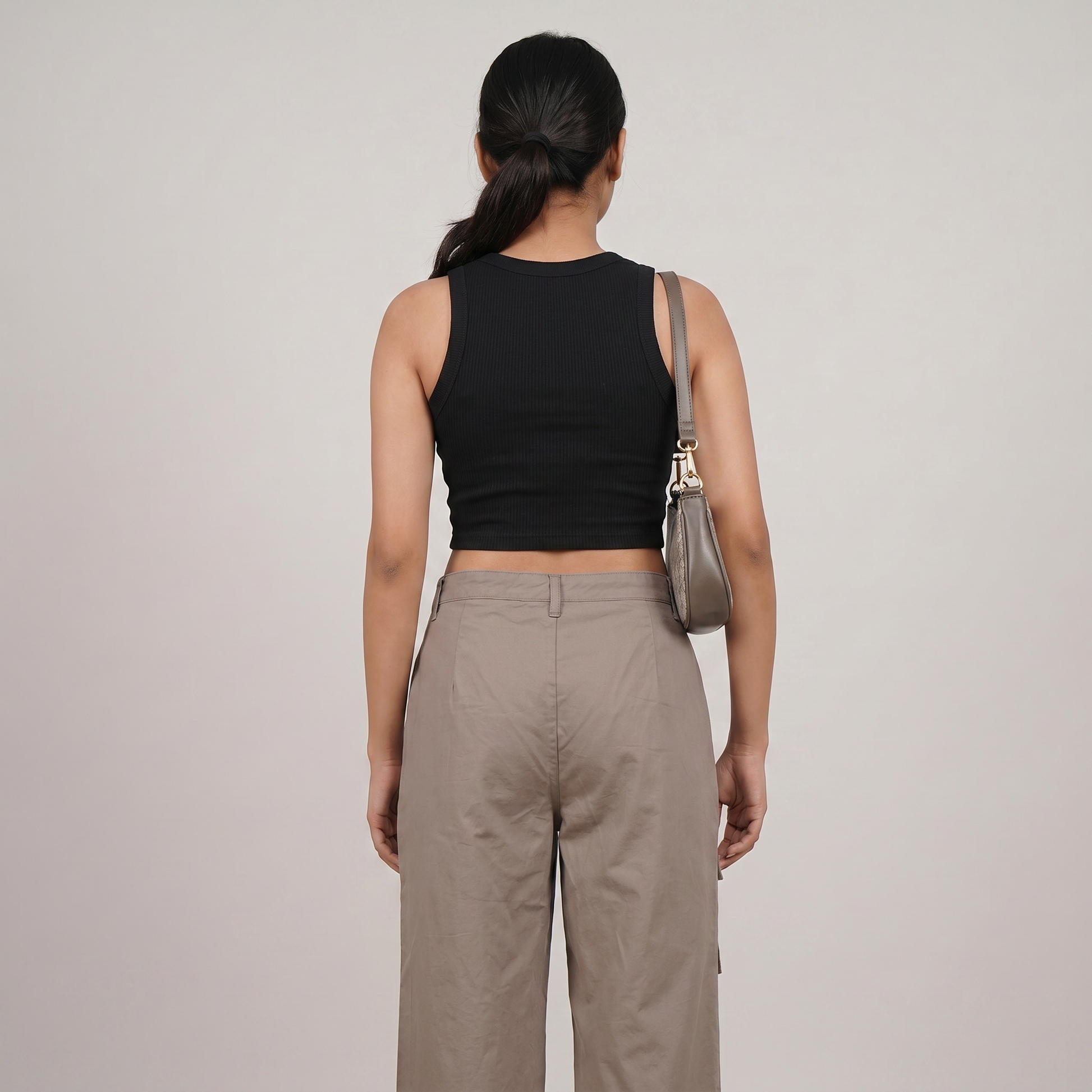 High Rise Relaxed Fit Cargos