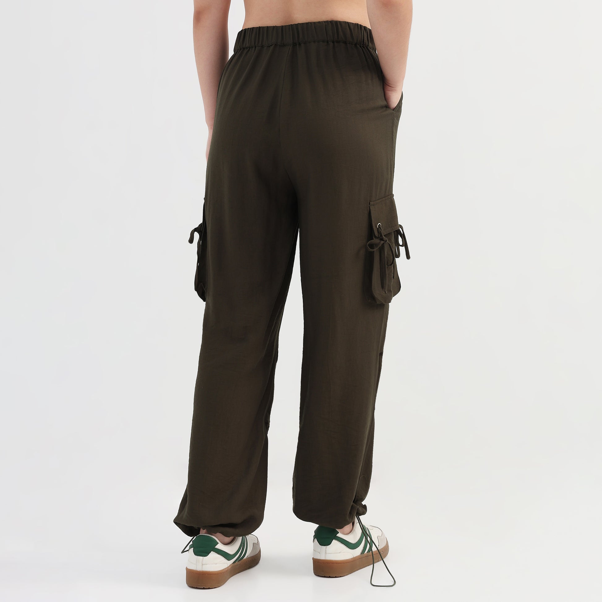 Relaxed Fit High Rise Joggers