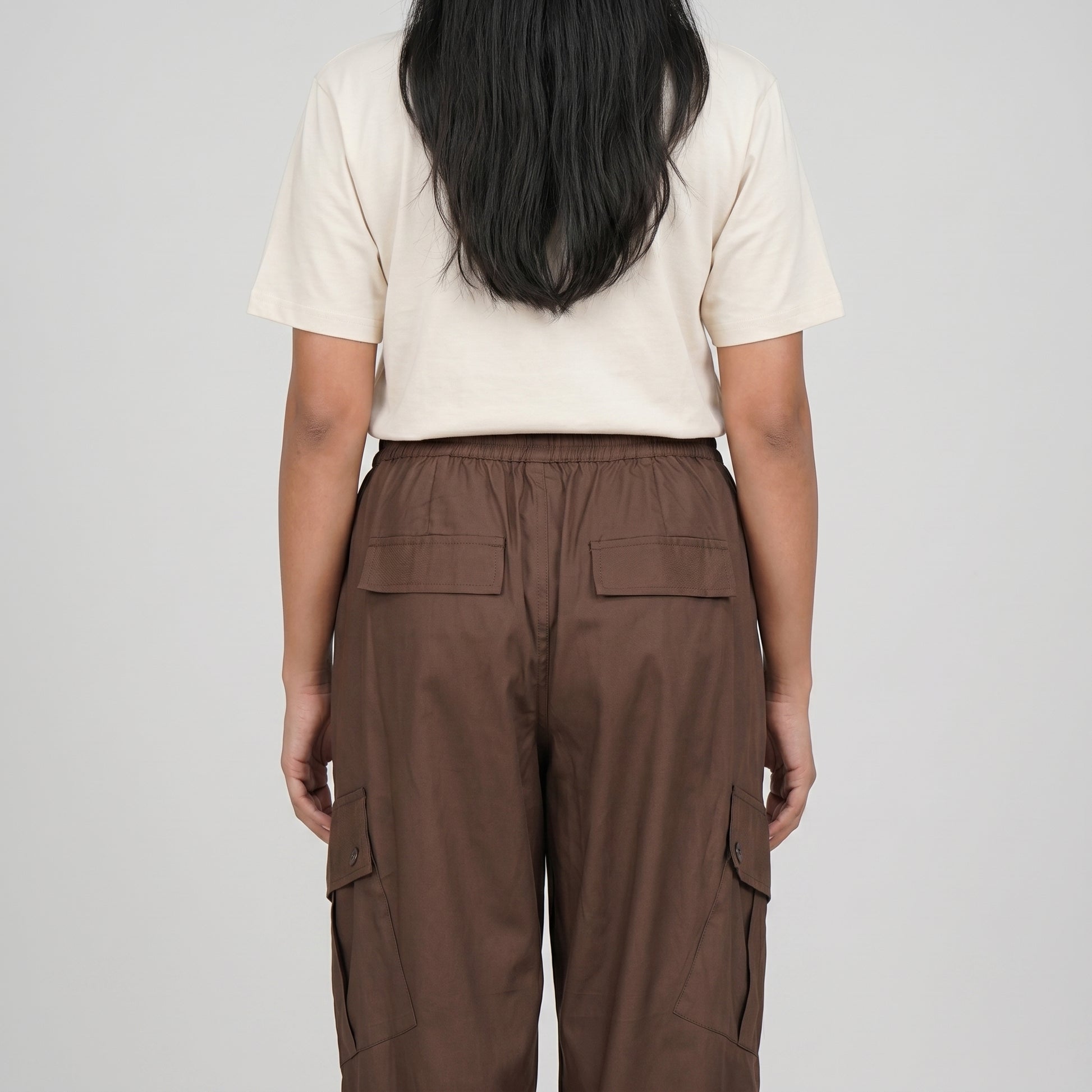 High Rise Pant With Patch Pockets