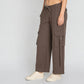 Cotton Ankle Length High Rise Pants