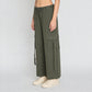 Cotton Ankle Length High Rise Pants