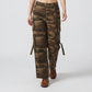 Cotton Printed High Rise Cargos