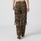 Cotton Printed High Rise Cargos