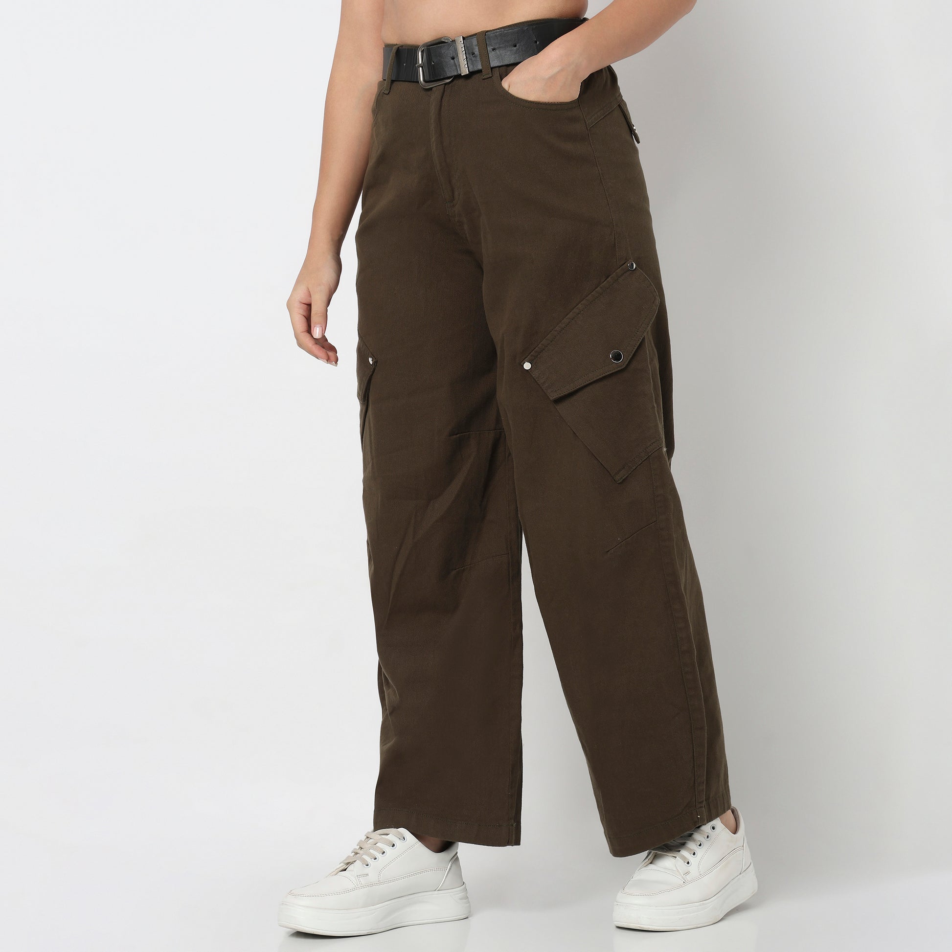 Woven Solid Pant