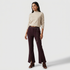 Solid Boot Cut Pants