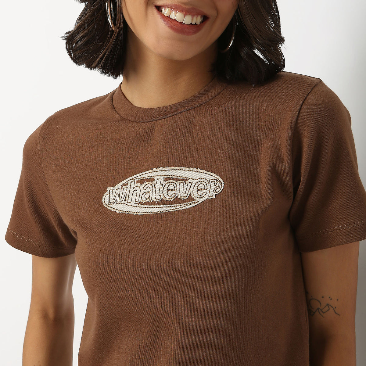 Graphic Cotton Elastane T-Shirt
