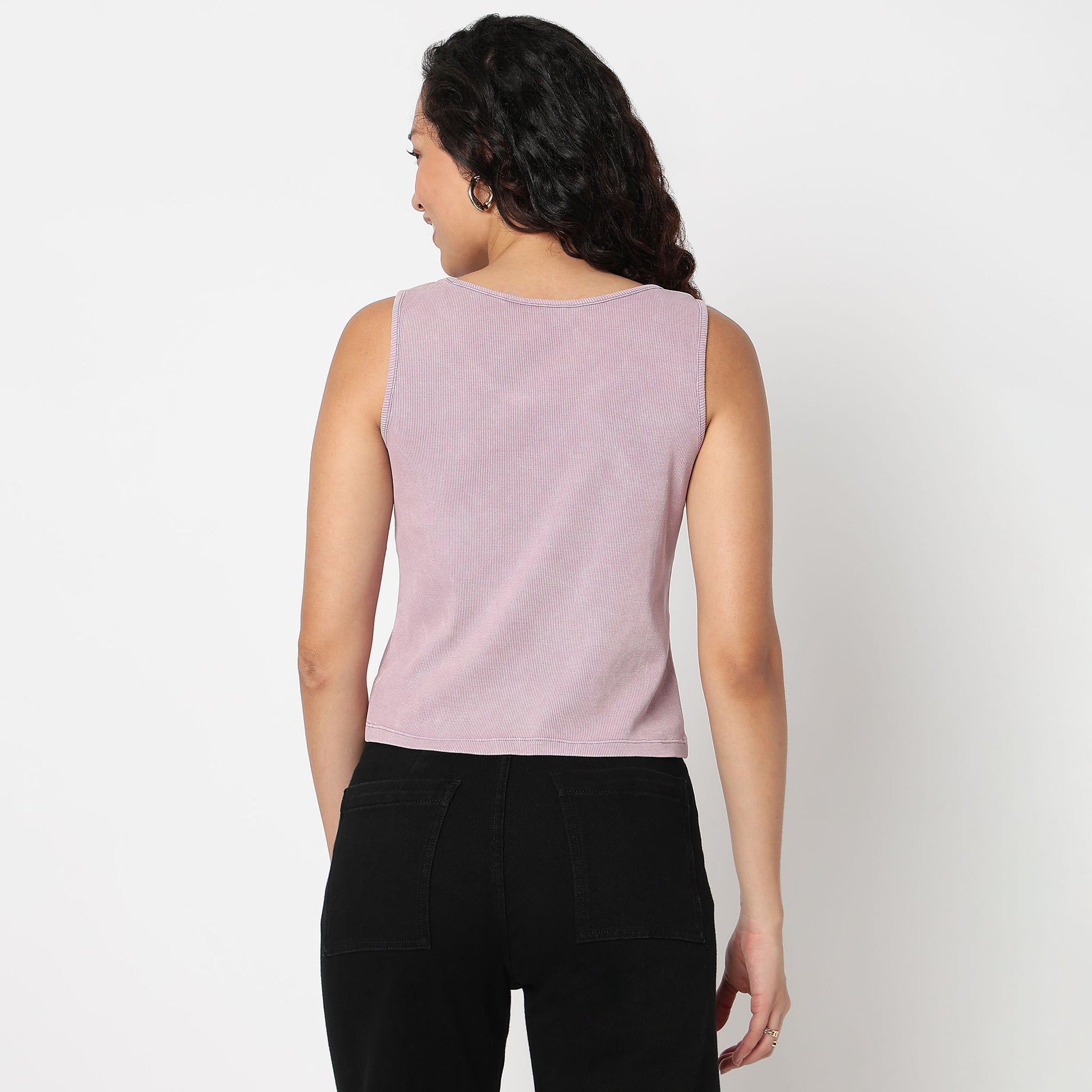 Betty Sleeveless Crop T-Shirt