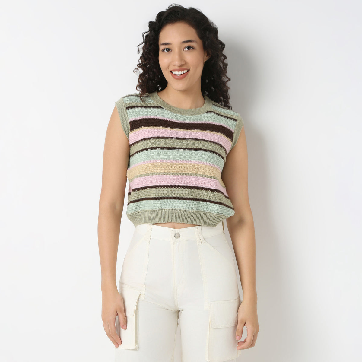 Betty Sleeveless Fashion Tee