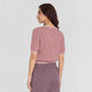 V-Neck Cropped Knitted Shrug