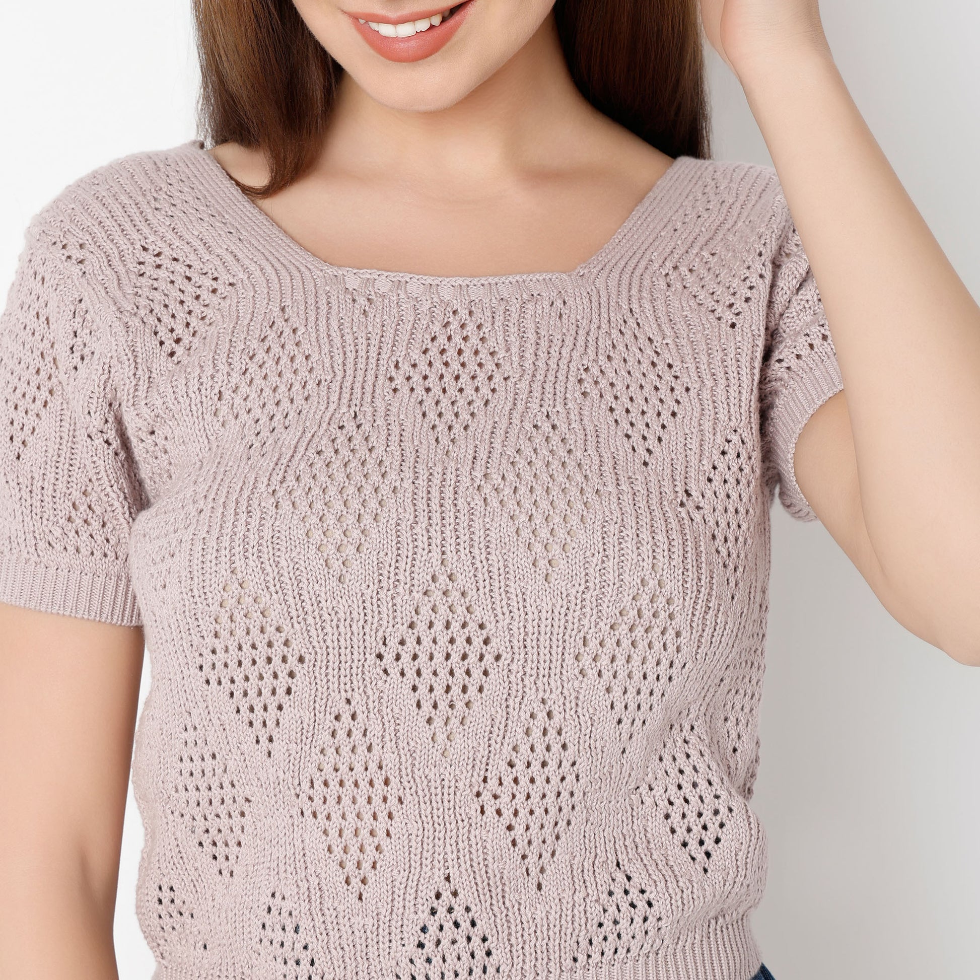Regular Fit Solid Round Neck T-Shirt