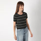 Regular Fit Striped Round Neck T-Shirt