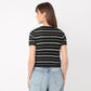 Regular Fit Striped Round Neck T-Shirt