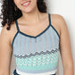 Buy Women Slim Fit Chevron Sleeveless T-Shirt  - Style Union