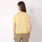 Regular Fit Striped Round Neck T-Shirt