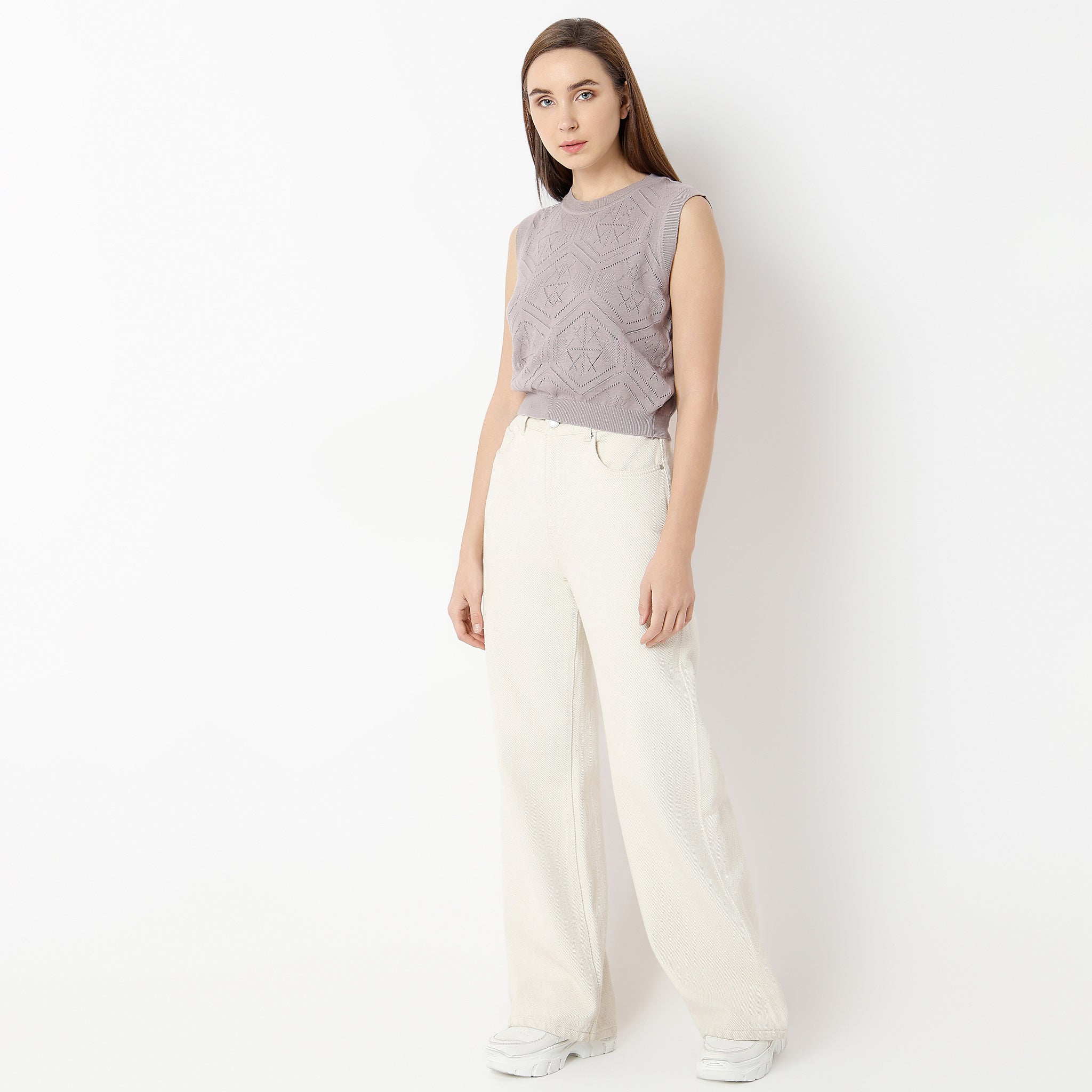 Regular Fit Solid Round Neck T-Shirt