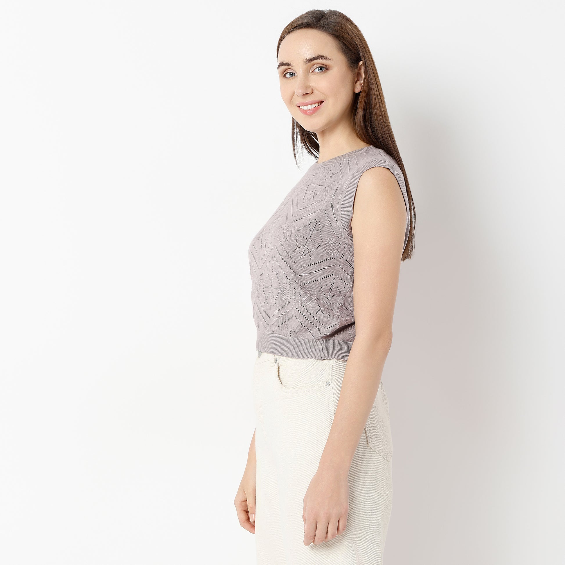 Regular Fit Solid Round Neck T-Shirt