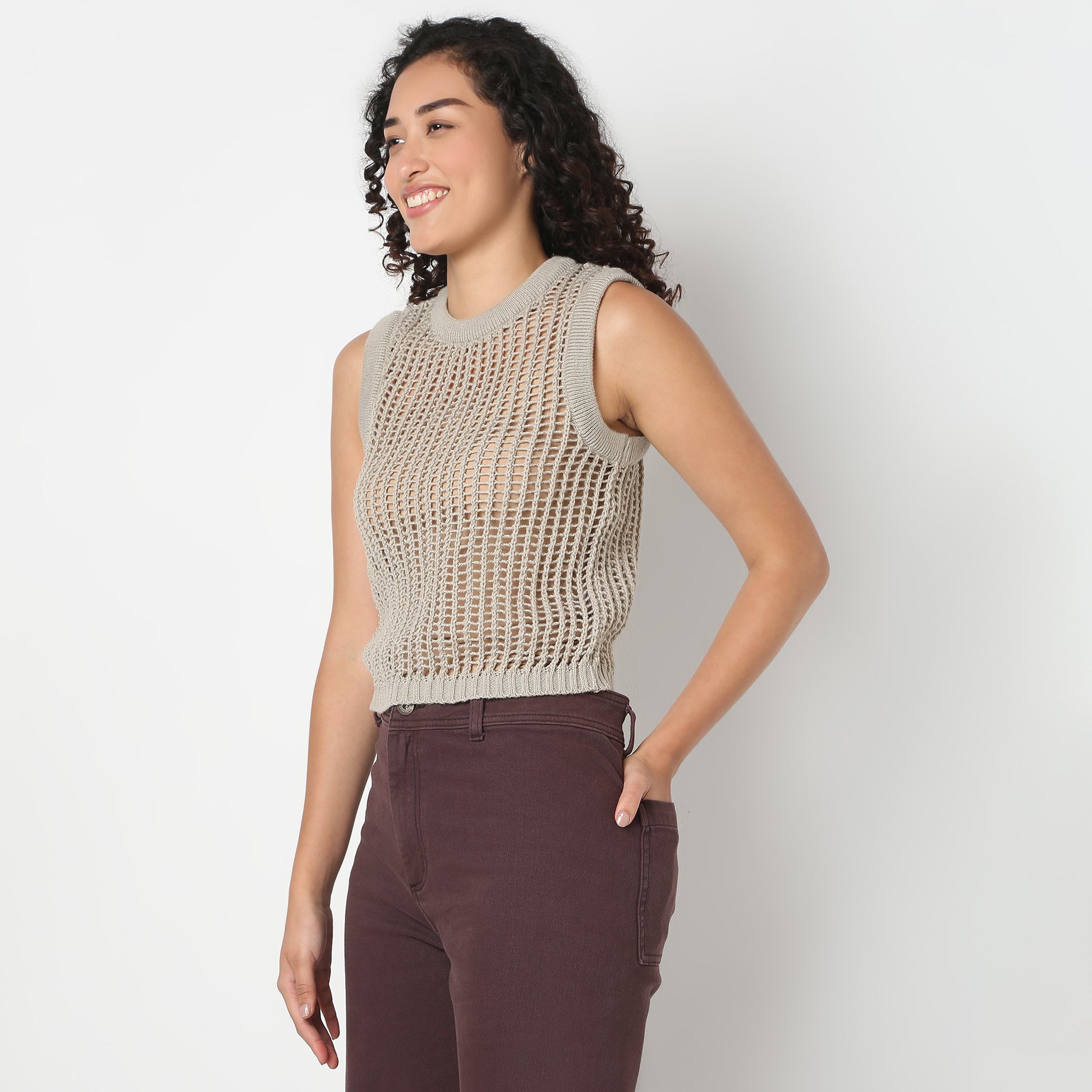 Betty Sleeveless Fashion Tee