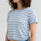 Striped Flatknit Crop T-Shirt