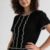 Solid Flatknit Crop Top