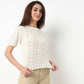 Cotton Flat Knit Top