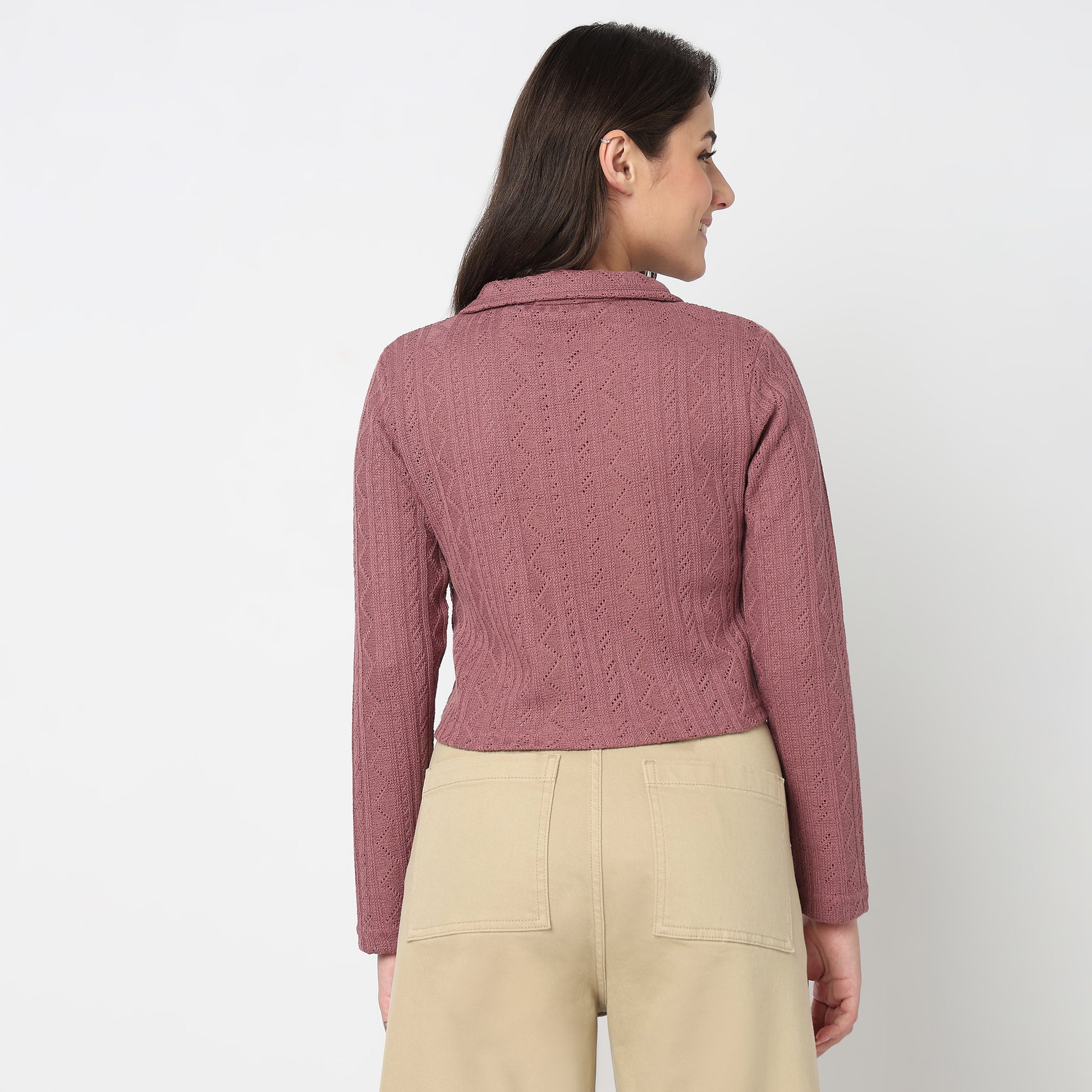 Cropped Structured T-Shirt