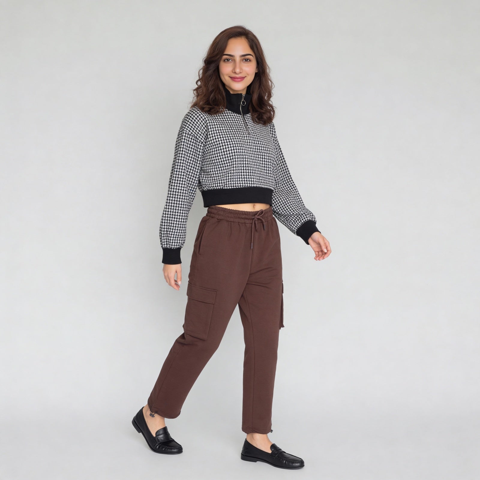 Herringbone Oversize T-Shirt