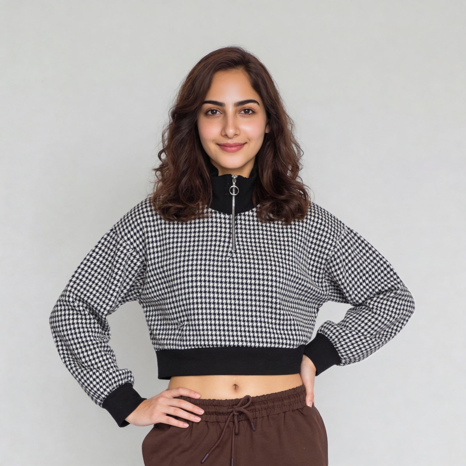 Herringbone Oversize T-Shirt