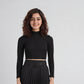 Slim Fit Embellished Crop T-Shirt