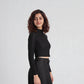 Slim Fit Embellished Crop T-Shirt