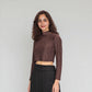 Slim Fit Embellished Crop T-Shirt