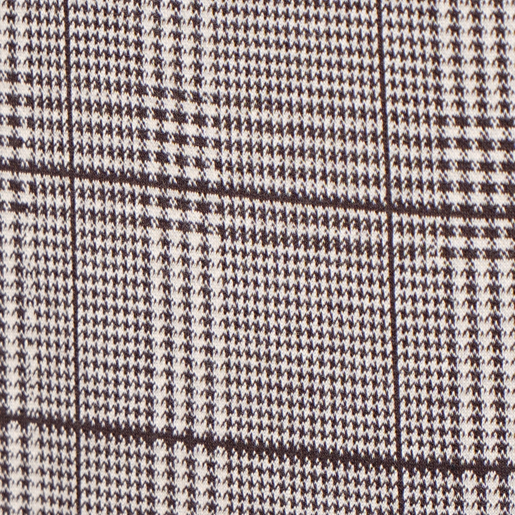 Checkered Lapel Collar Jacket