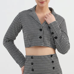 Checkered  Boxy Fit Jacket