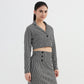 Checkered  Boxy Fit Jacket