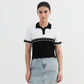 Cotton Striped Crop T-Shirt