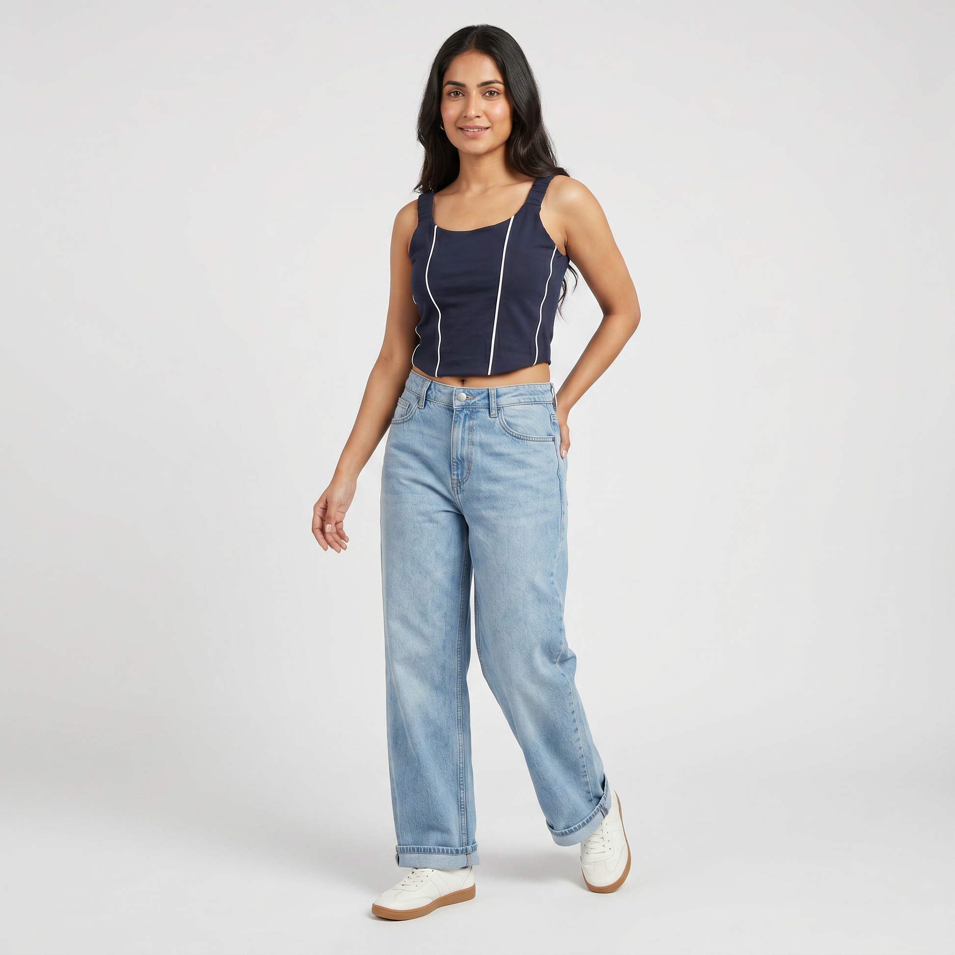 Slim Fit Cropped T-Shirt